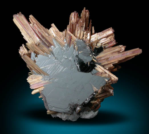 Hematite with Rutile from Novo Horizonte, Bahia, Brazil