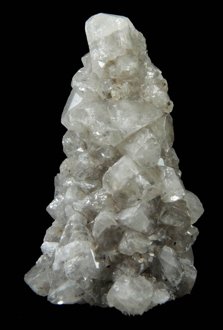 Anglesite over Cerussite from Kintore Cut, South Mine, Broken Hill, New South Wales, Australia