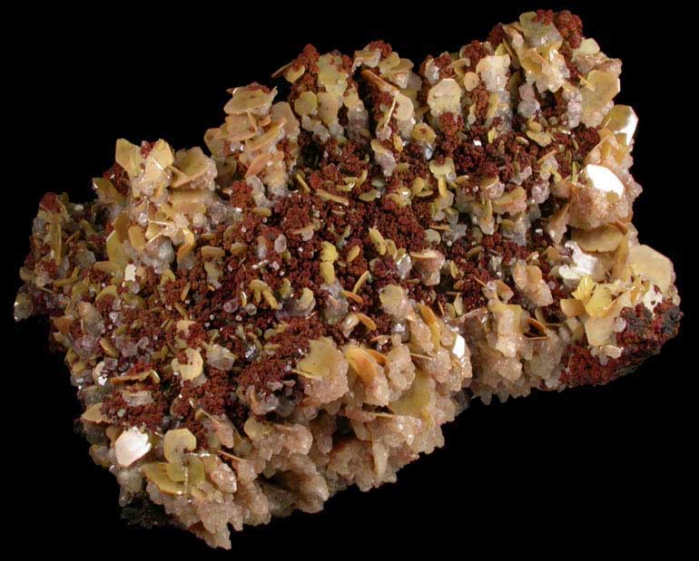 Wulfenite with Limonite from Defiance Mine, Courtland-Gleeson District, Cochise County, Arizona