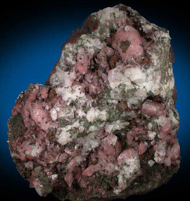 Copper and Calcite from Keweenaw Peninsula Copper District, Houghton County, Michigan