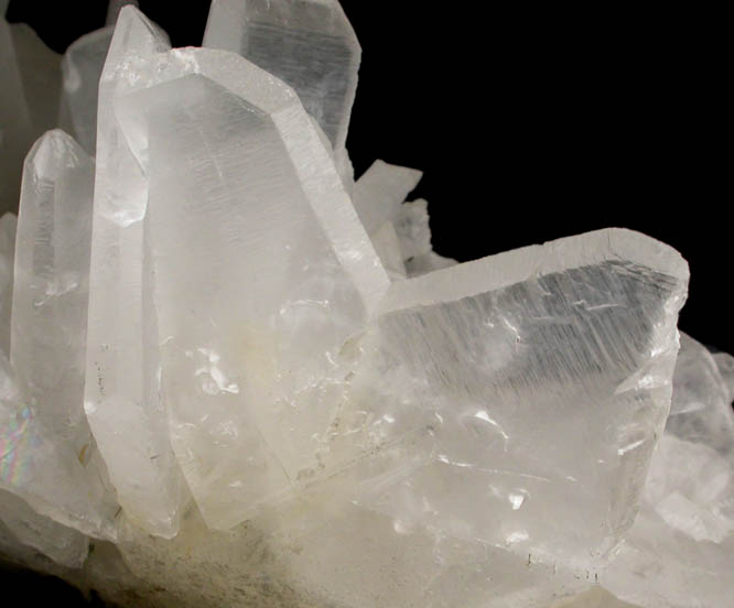 Quartz (Japan Law-twinned) from Washington Camp-Duquesne District, (attributed to Holland Mine), Santa Cruz County, Arizona