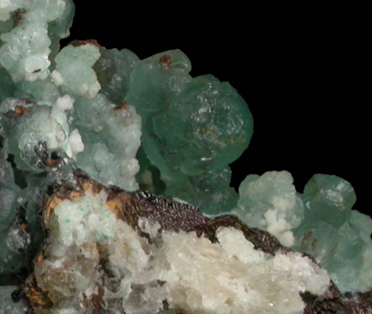Willemite with Calcite from Tsumeb Mine, Otavi-Bergland District, Oshikoto, Namibia