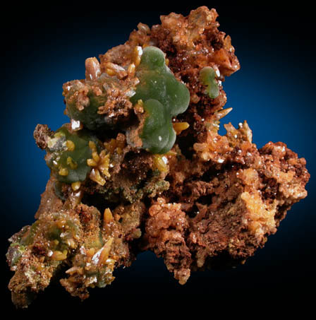 Mimetite and Wulfenite from Mina Ojuela, Mapimi, Durango, Mexico