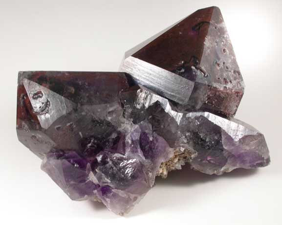 Quartz var. Amethyst with Hematite inclusions from Orange River, Northern Cape Province, South Africa