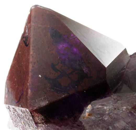 Quartz var. Amethyst with Hematite inclusions from Orange River, Northern Cape Province, South Africa