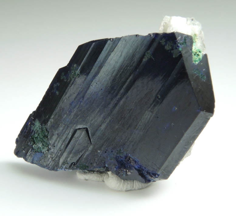 Azurite with Calcite and Malachite from Tsumeb Mine, Otavi-Bergland District, Oshikoto, Namibia