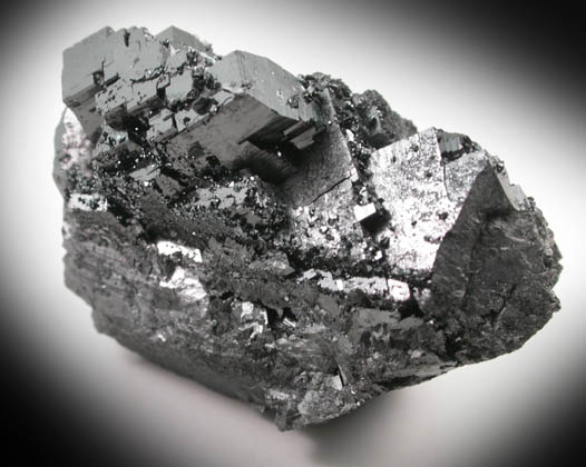 Bixbyite and Braunite from N'Chwaning II Mine, Kalahari Manganese Field, Northern Cape Province, South Africa