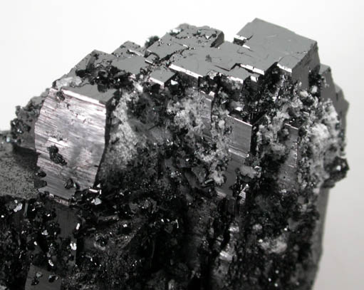 Bixbyite and Braunite from N'Chwaning II Mine, Kalahari Manganese Field, Northern Cape Province, South Africa
