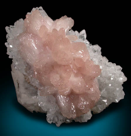 Olmiite on Calcite from N'Chwaning II Mine, Kalahari Manganese Field, Northern Cape Province, South Africa (Type Locality for Olmiite)