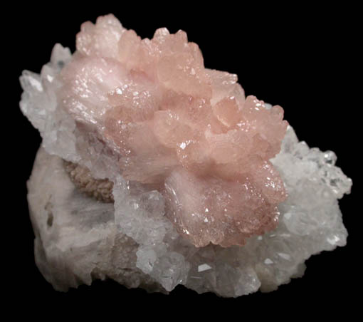 Olmiite on Calcite from N'Chwaning II Mine, Kalahari Manganese Field, Northern Cape Province, South Africa (Type Locality for Olmiite)