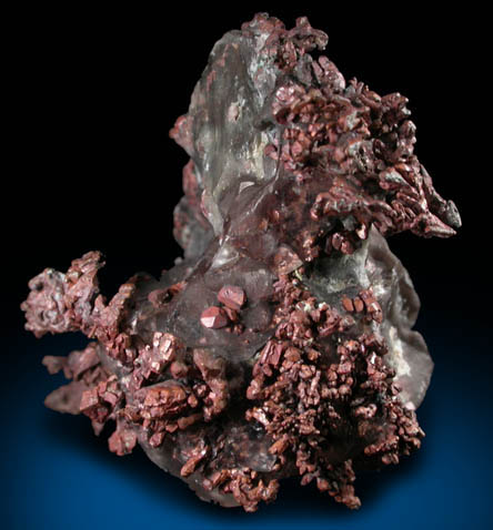 Copper in Calcite from Onganja Mine, Seeis, Khomas, Namibia