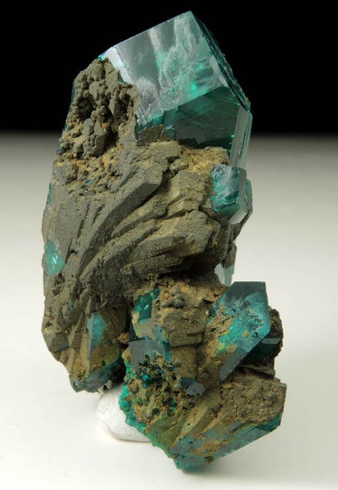 Dioptase from Christoph Mine, Kaokoveld, Kunene Region, Namibia