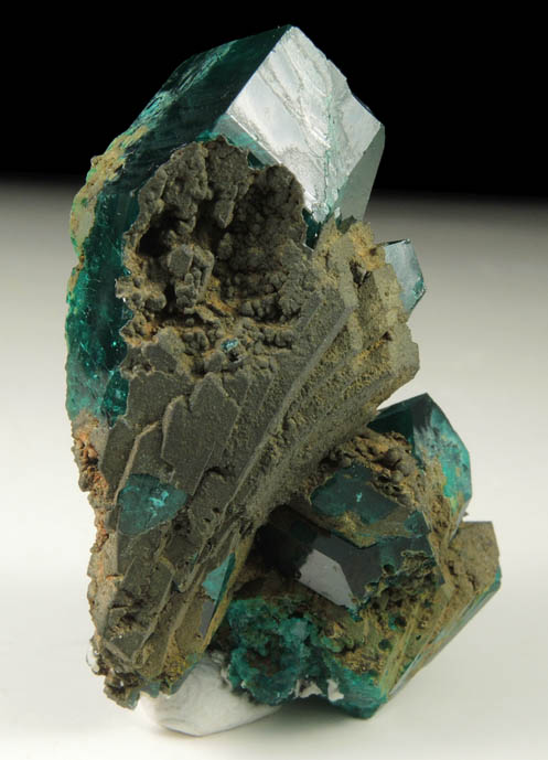 Dioptase from Christoph Mine, Kaokoveld, Kunene Region, Namibia