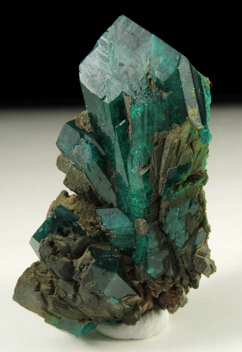 Dioptase from Christoph Mine, Kaokoveld, Kunene Region, Namibia