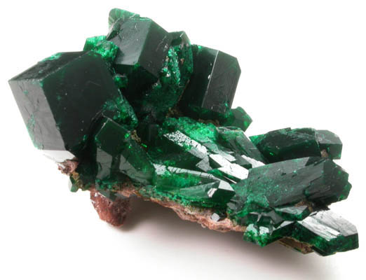 Dioptase from Christoph Mine, Kaokoveld, Kunene Region, Namibia