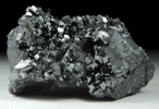 Braunite on Bixbyite from N'Chwaning II Mine, Kalahari Manganese Field, Northern Cape Province, South Africa