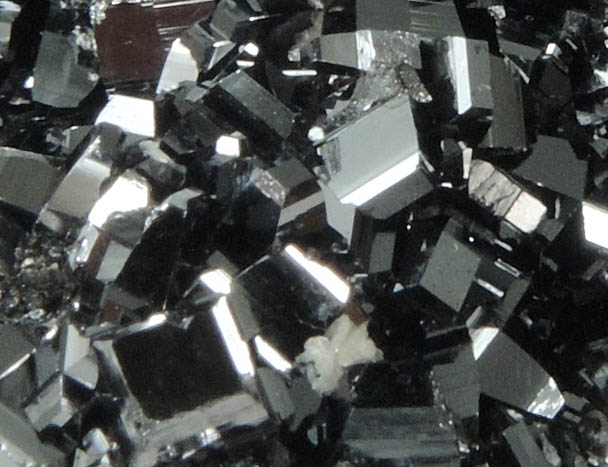 Braunite on Bixbyite from N'Chwaning II Mine, Kalahari Manganese Field, Northern Cape Province, South Africa