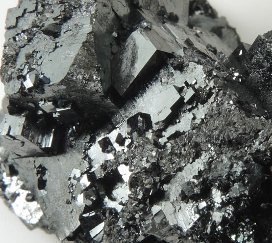 Bixbyite with Hematite from N'Chwaning II Mine, Kalahari Manganese Field, Northern Cape Province, South Africa