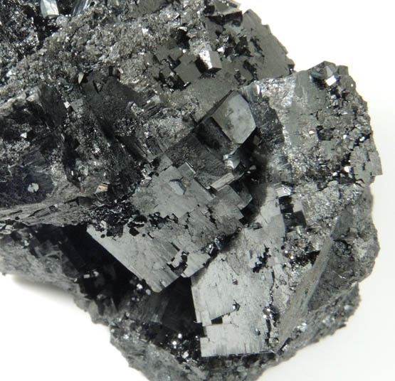 Bixbyite with Hematite from N'Chwaning II Mine, Kalahari Manganese Field, Northern Cape Province, South Africa