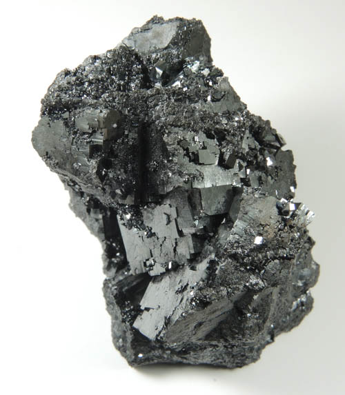 Bixbyite with Hematite from N'Chwaning II Mine, Kalahari Manganese Field, Northern Cape Province, South Africa