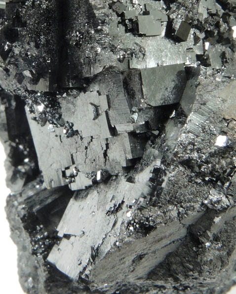 Bixbyite with Hematite from N'Chwaning II Mine, Kalahari Manganese Field, Northern Cape Province, South Africa