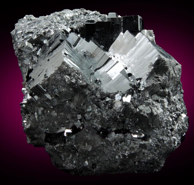 Bixbyite from N'Chwaning II Mine, Kalahari Manganese Field, Northern Cape Province, South Africa