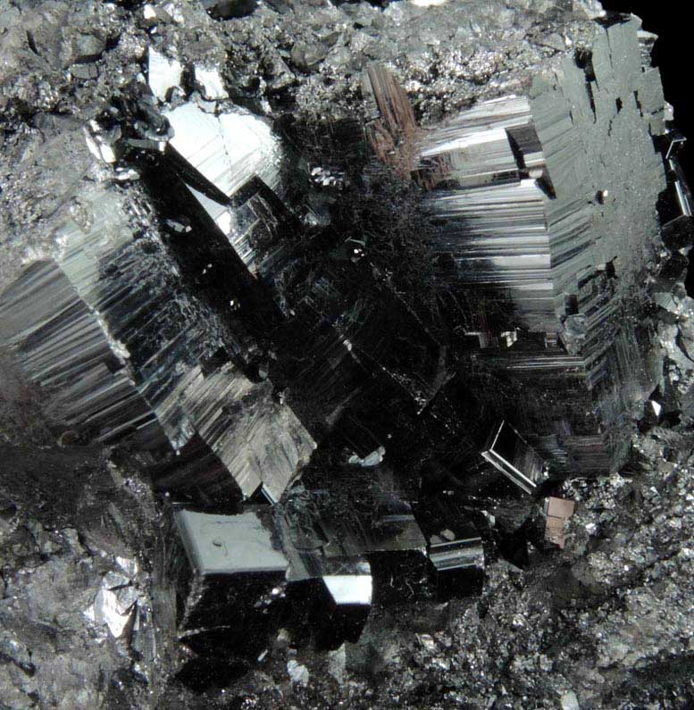 Bixbyite from N'Chwaning II Mine, Kalahari Manganese Field, Northern Cape Province, South Africa