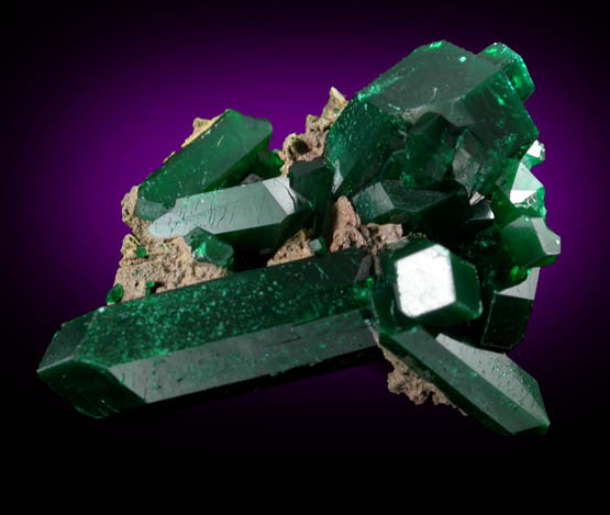 Dioptase from Christoph Mine, Kaokoveld, Kunene Region, Namibia