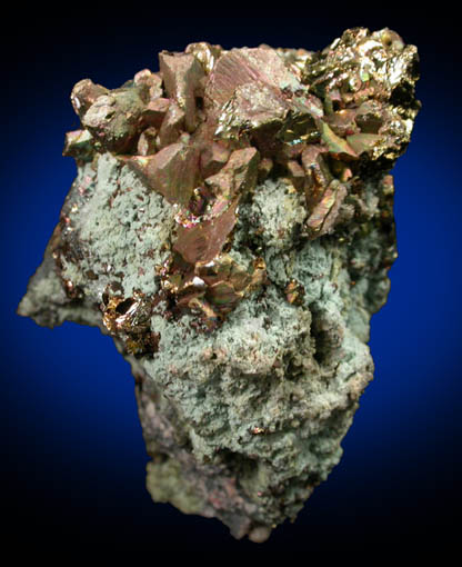 Chalcopyrite and Pyrite from Kalahari Manganese Field, Northern Cape Province, South Africa