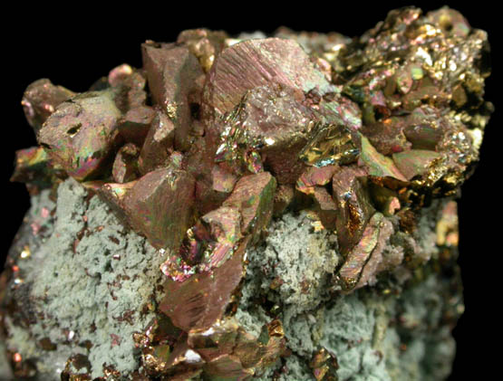 Chalcopyrite and Pyrite from Kalahari Manganese Field, Northern Cape Province, South Africa