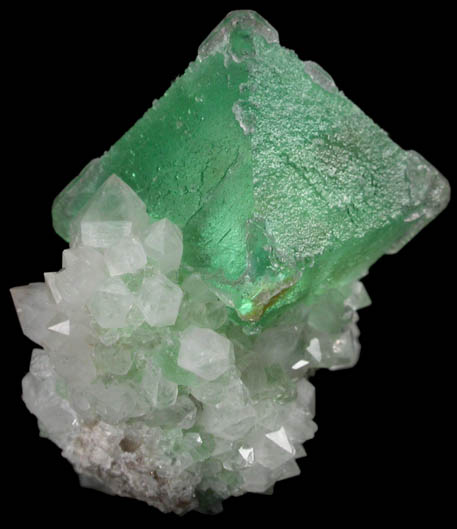 Fluorite on Quartz from Riemvasmaak, Northern Cape Province, South Africa