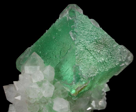 Fluorite on Quartz from Riemvasmaak, Northern Cape Province, South Africa