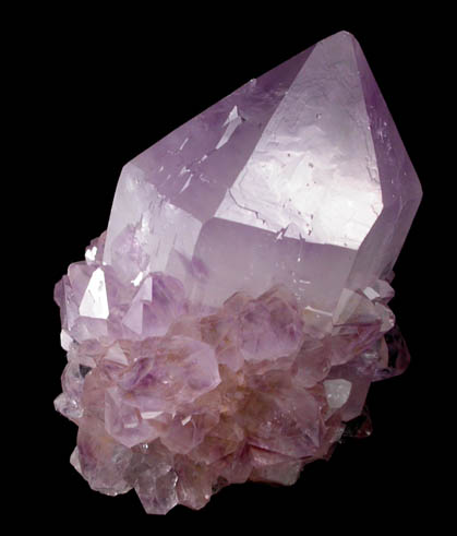 Quartz var. Amethyst (Cactus Quartz) from Boekenhouthoek area, Mpumalanga Province, South Africa