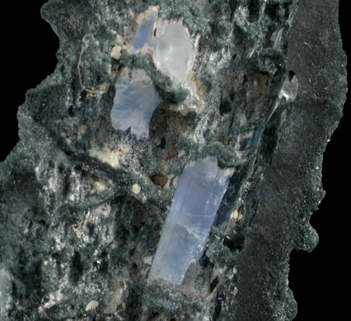 Foitite-Elbaite over Jeremejevite from Ameib Farm, Usakos, NE of Swakopmund, Erongo Region, Namibia