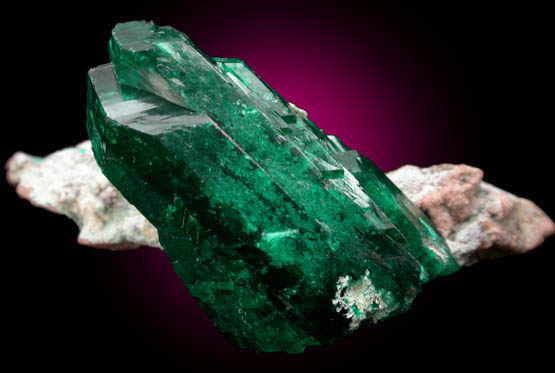 Dioptase from Christoph Mine, Kaokoveld, Kunene Region, Namibia