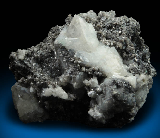 Anglesite with Galena inclusions from Tsumeb Mine, Otavi-Bergland District, Oshikoto, Namibia