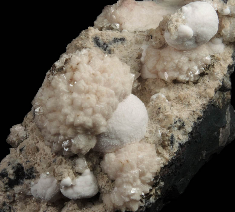 Olmiite with Oyelite from N'Chwaning II Mine, Kalahari Manganese Field, Northern Cape Province, South Africa (Type Locality for Olmiite)