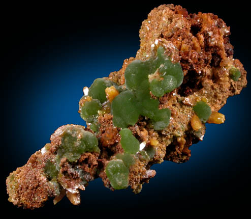 Mimetite and Wulfenite from Mina Ojuela, Mapimi, Durango, Mexico