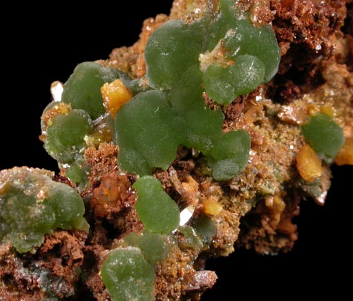 Mimetite and Wulfenite from Mina Ojuela, Mapimi, Durango, Mexico