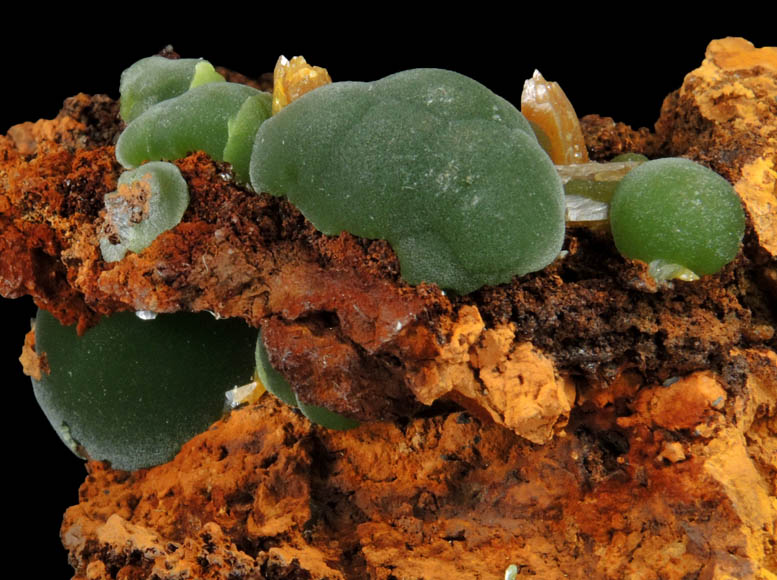 Mimetite and Wulfenite from Mina Ojuela, Mapimi, Durango, Mexico