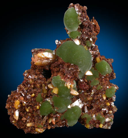 Mimetite and Wulfenite from Mina Ojuela, Mapimi, Durango, Mexico