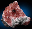 Shigaite on Rhodochrosite from N'Chwaning II Mine, Kalahari Manganese Field, Northern Cape Province, South Africa