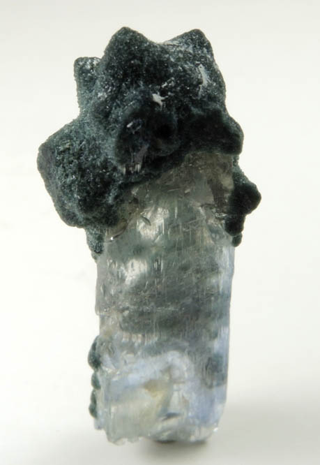 Foitite-Elbaite Tourmaline over Jeremejevite from Ameib Farm, Usakos, NE of Swakopmund, Erongo Region, Namibia