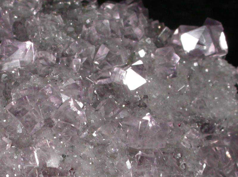 Fluorite and Chalcopyrite over Quartz from Blackdene Mine, Ireshopeburn, Weardale, County Durham, England