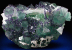 Fluorite in Quartz from Ganzhou, Jiangxi Province, China