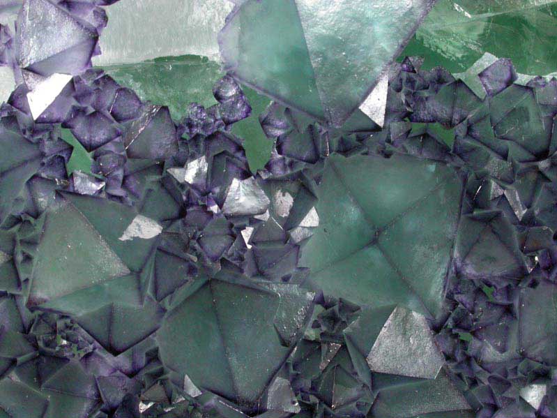 Fluorite in Quartz from Ganzhou, Jiangxi Province, China