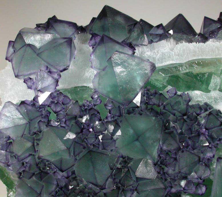 Fluorite in Quartz from Ganzhou, Jiangxi Province, China