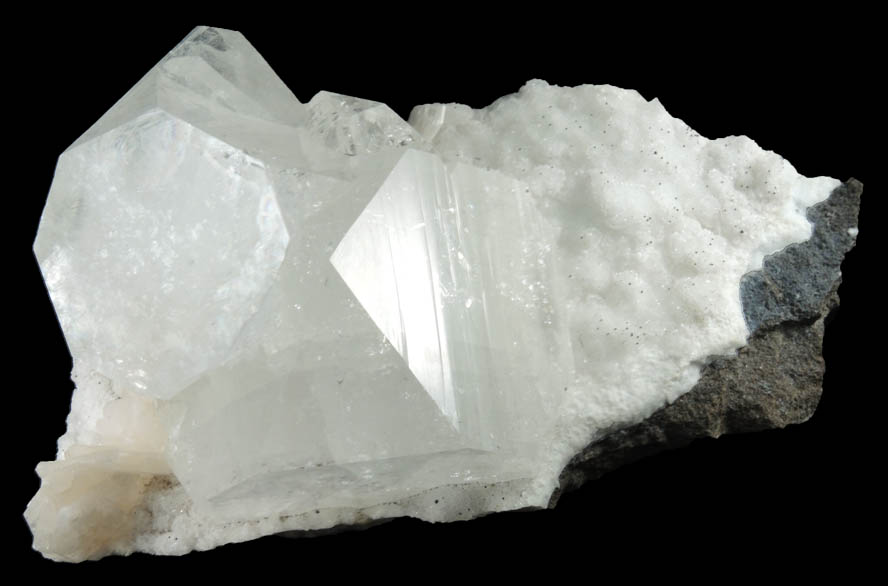 Apophyllite, Stilbite, Goethite from Jalgaon, Maharashtra, India
