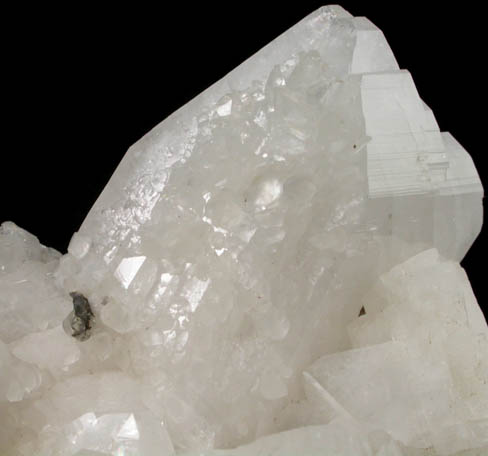 Albite with Calcite from Morro Velho Mine, Nova Lima, Minas Gerais, Brazil