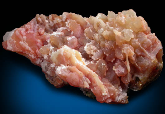 Calcite coated with Quartz Chalcedony from Durango, Mexico